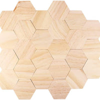 SUPVOX - Lote de 25 láminas de madera para decoración de bricolaje (3.5 in) - Arteztik