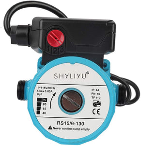 SHYLIYU 115V/60HZ - Bomba de circulación de agua caliente para uso doméstico (0.7 in) - Arteztik