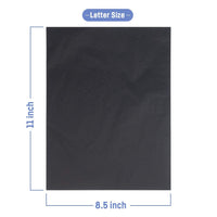 Dowsabel - Papel de transferencia de carbono, 36 unidades, color negro, grafito, para bricolaje, madera, papel, lienzo (8-1/2 x 11 pulgadas) - Arteztik
