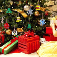 50 adornos de madera sin terminar para decoración navideña y manualidades, 10 estilos de madera sin terminar para decoración de Navidad y manualidades - Arteztik
