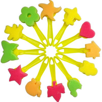 60 esponjas de espuma de pintura, pinceles de pintura, herramientas de dibujo, kits de pintura para niños, arte temprano y manualidades, aprendizaje - Arteztik