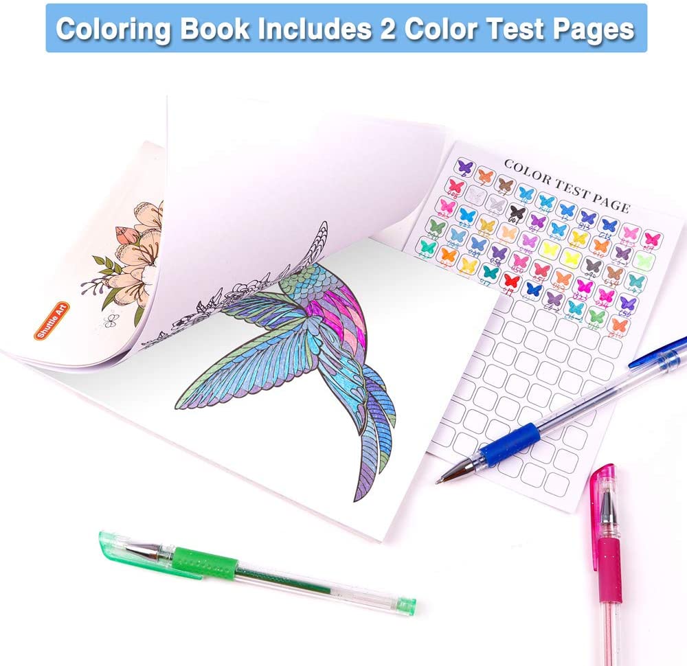 Juego de bolígrafos de Gel de colores, 100 colores para dibujar, pintar,  bocetos, 0,5mm, bolígrafo