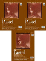 Strathmore 400 Series Pastel Pad, colores surtidos, 18.0 x 24.0 in pegamento, 24 hojas - Arteztik
