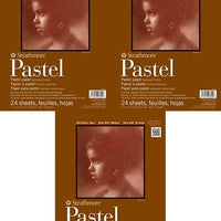 Strathmore 400 Series Pastel Pad, colores surtidos, 18.0 x 24.0 in pegamento, 24 hojas - Arteztik