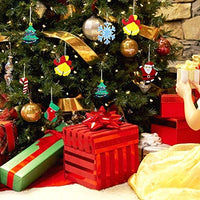 50 adornos de madera sin terminar para decoración navideña y manualidades, 10 estilos de madera sin terminar para decoración de Navidad y manualidades - Arteztik
