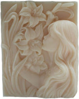 Molde de jabón de silicona de sirena DIY Craft Art hecho a mano jabón vela vela vela molde (1) - Arteztik
