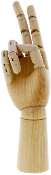 US Art Supply Madera Artista maniquí Manikin articulada dibujo con flexible dedos – Perfecto para dibujar la mano humana (12