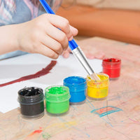 Anezus Pinceles para pintura, pinceles de pintura para niños a granel, 30 brochas de pintura grandes., Multicolores - Arteztik
