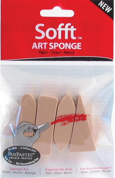 PanPastel Sofft Art - Esponjas (4 unidades), varios colores - Arteztik