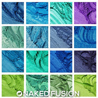 Resina epoxi Color Pigment- Mica Polvo desnudo FUSION-50 Color Set-MEGA 8.82 oz/8.82 0Z. Selección de color fantastico no tóxico para resina epoxi, arte, manualidades, fabricación de jabón, colorante de bombas de baño y limo - Arteztik
