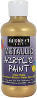 Sargent Art 25-2382 Pintura acrílica metálica, 8 onzas, color plateado - Arteztik
