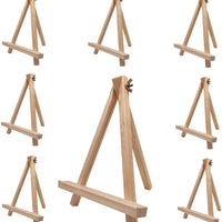 PYHK - Caballete de trípode de madera de pino natural de 9.0 in de alto, para pintura de artistas, bocetos, exhibición de trípode portátil - Arteztik