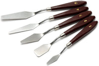 CONDA herramientas de pintura para cuchillos de paleta, mango de madera para cuchillos de metal - Arteztik
