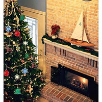 50 adornos de madera sin terminar para decoración navideña y manualidades, 10 estilos de madera sin terminar para decoración de Navidad y manualidades - Arteztik