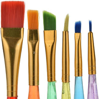Arte de niños manualidades 30 pcs esponja pinceles de pintura niños pintura principios de bricolaje aprendizaje rodillos de esponja pinceles, Art craftssponge cepillo para polvo por obangong - Arteztik
