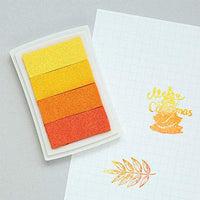 Almohadilla de tinta para sellos de manualidades, color de bricolaje, almohadilla de tinta de 20 colores para sellos de papel, tela de madera, sello de goma para niños, tarjeta de álbumes de recortes para hacer hermosos colores solubles en agua - Arteztik
