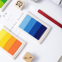 Almohadilla de tinta Craft para sellos de color, 20 almohadillas de tinta de color para sellos, papel, tela de madera, sello de goma para scrapbooking tarjeta hacer hermosos colores solubles en agua (paquete de 20) - Arteztik
