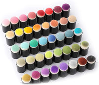 Finger Daubers, 40pcs/Set de Esponja de Dedo Daubers Conjunto de Pintura Esponjas de Dedo con Caja de Almacenamiento para Adultos Niños Estudiantes de Pintura de Tiza Estampado de Tinta de Artesanía de la Tarjeta de Fabricación - Arteztik
