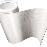 Alto Brillo Transferencia de vinilo transparente rollo de papel autoadhesiva W/Red respaldo 6" X 5 ft 3 mil - Arteztik