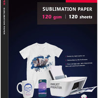 Koala 120 hojas de papel de sublimación 13x19 para transferencia de calor DIY regalo compatible con impresora de inyección de tinta con tinta de sublimación - Arteztik