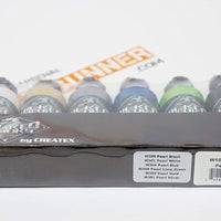 Createx Wicked colores perla Set aerógrafo pintura base agua 6 2oz W105 - Arteztik
