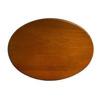 Luna Bean - Base de madera para plataforma, acabado semibrillante, para kits de fundición, placa de madera maciza, circular redonda de 6.0 in - Arteztik