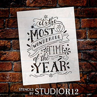 Tiempo Más maravillosas de el año – 8.5" x 11" – stcl1365 _ 1 – Por studior12 - Arteztik
