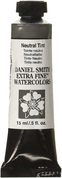 Daniel Smith - Tubo de pintura extrafino para acuarela, 0.5 fl oz, tinte neutro - Arteztik