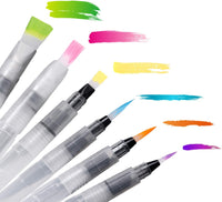UPINS - Juego de 12 bolígrafos de acuarela para pintar rotuladores - Arteztik
