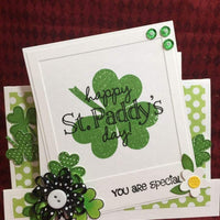 Los sellos de la vida shamrocks4us sellos transparentes para tarjetas y álbumes de recortes (4 x 6 inch hoja) por Stephanie Barnard – día de San Patricio y tréboles - Arteztik