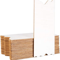 Cartel de madera sin terminar, rectángulos de madera para manualidades, escritura, suministros de bricolaje, grabado y tallado, decoraciones del hogar (7 x 3 x 0.1 in, 24 unidades) - Arteztik