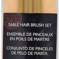 Manuscript Pen Sable Hair Calligraphy Set de 3 pinceles - Arteztik