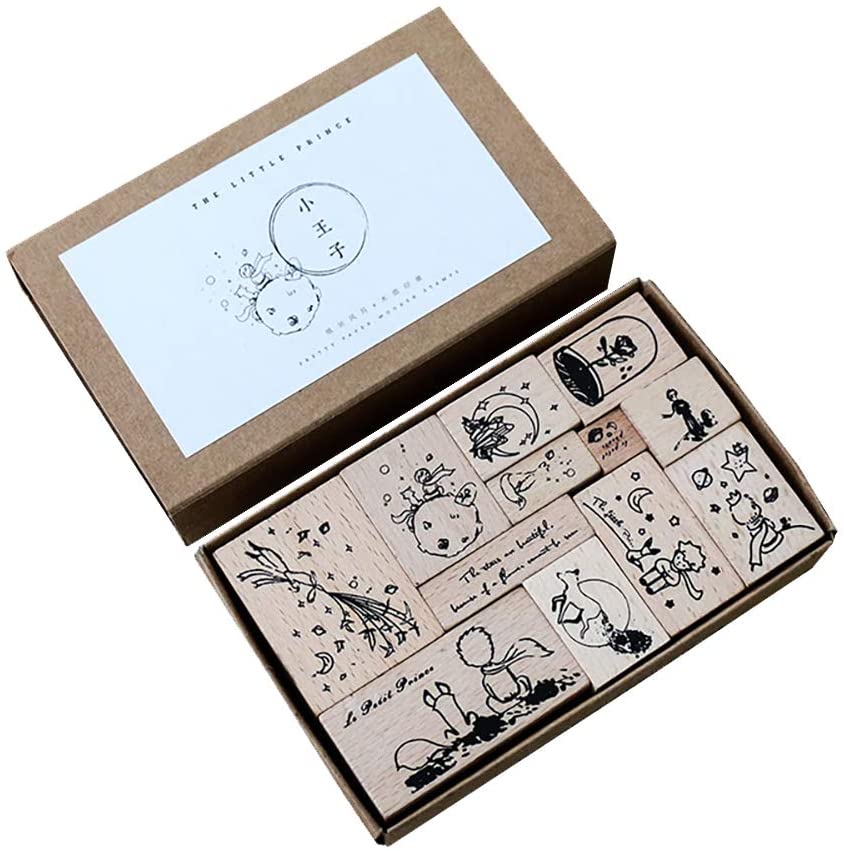 Doraking - Juego de sellos para álbum de recortes, diseño vintage - Arteztik