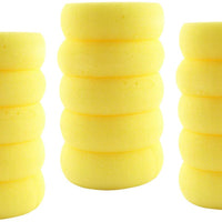 Batino - 12 esponjas redondas absorbentes para pintura de niños, manualidades, cerámica, uso doméstico - Arteztik