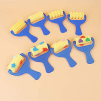 STOBOK - Juego de 8 brochas de esponja para dibujo, para niños, pintura, graffiti - Arteztik
