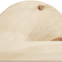 Cartel de madera de nogal hueca con diseño de río y pino, 9 x 12 x 0,63 pulgadas - Arteztik