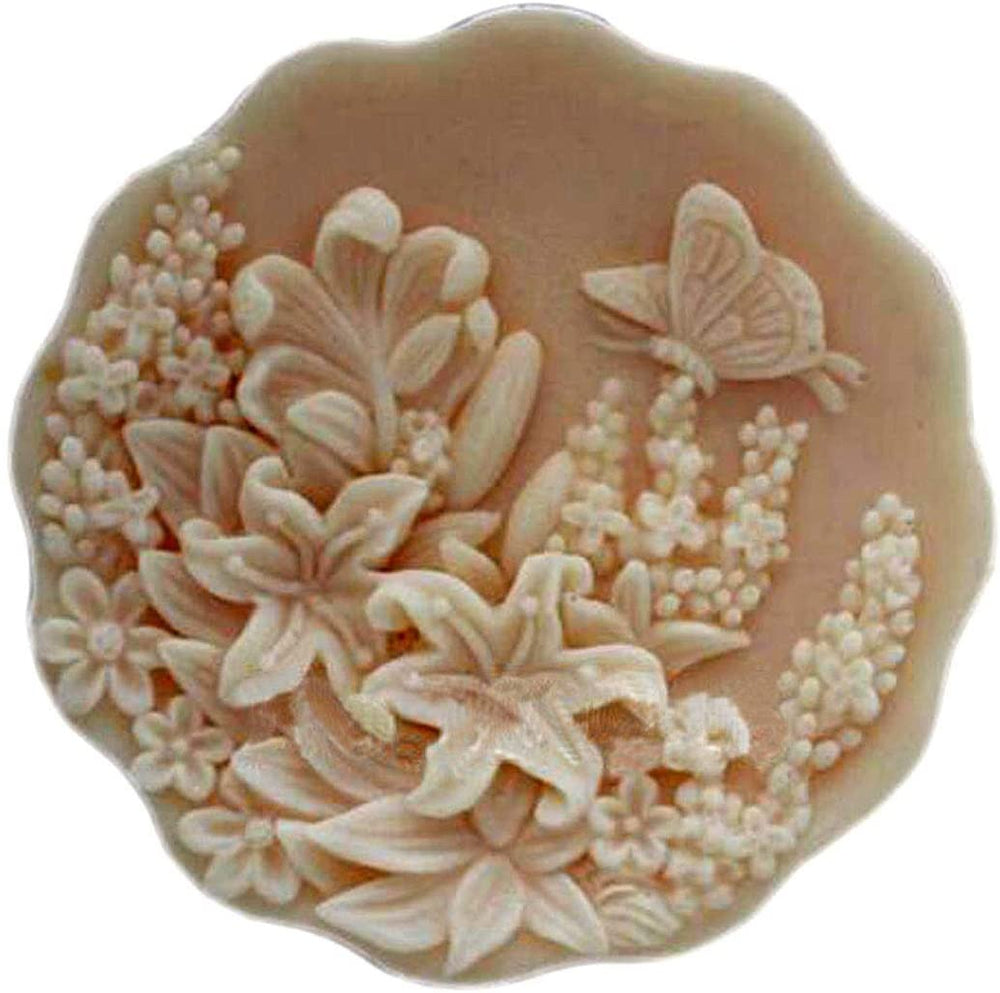 Moldes de silicona para jabón para hacer flores y mariposas, jaboneras, jaboneras, barritas, jabones hechos a mano (11205) - Arteztik