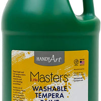 Handy Art Little Masters Pintura Tempera lavable 1/2 Galón, Verde - Arteztik