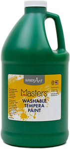 Handy Art Little Masters Pintura Tempera lavable 1/2 Galón, Verde - Arteztik