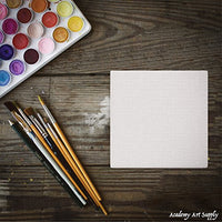 Lienzo de 3.0 x 3.0 in para pintura, suministros de arte de la Academia (paquete de 12) - Arteztik
