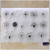 Sellos transparentes de diente de león Kwan Crafts para hacer tarjetas, decoración y manualidades - Arteztik