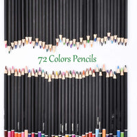 Juego de lápices de 72 colores con estuche con cremallera, lápiz numerado con núcleo suave premium, perfecto para artistas adultos principiantes dibujo artes, bocetos, sombreado, libros de colorear y suministros de arte - Arteztik