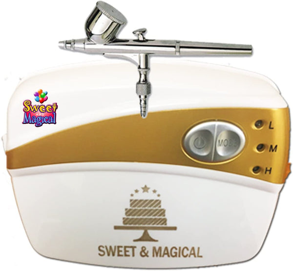 Sweet & mágico Decorating Tools AIRBRUSHING Kit, Color blanco - Arteztik