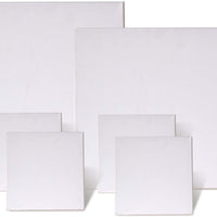Juego de 6 lienzos en blanco con doble imprimación preestirados para pintura acrílica al óleo - Arteztik