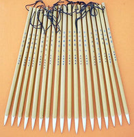 18 pinceles chinos de caligrafía de 9.3 – 9.4 in de largo para cabra de pelo natural de bambú - Arteztik
