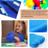 YZNlife - Juego de 56 brochas de pintura con forma de esponja para niños, suministros de pintura de graffiti, delantal impermeable, juegos de arte para niños - Arteztik