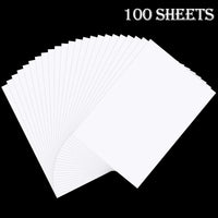 100 piezas de papel de liberación de papel de doble cara antiadherente para pintura de diamantes, 5.9 x 3.9 in - Arteztik
