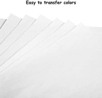 Papel de transferencia de carbono blanco de 11.7 x 8.3 pulgadas, papel de calco, grafito de carbono, papel de copia con lápiz de relieve, lápiz capacitivo de punteado, herramientas para tela, papel de madera (210 piezas) - Arteztik
