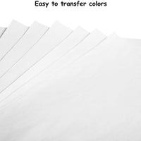 Papel de transferencia de carbono blanco de 11.7 x 8.3 pulgadas, papel de calco, grafito de carbono, papel de copia con lápiz de relieve, lápiz capacitivo de punteado, herramientas para tela, papel de madera (210 piezas) - Arteztik