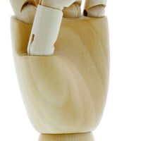 US Art Supply artista maniquí de madera articulado Manikin (7" Izquierda Mano de dibujo) - Arteztik